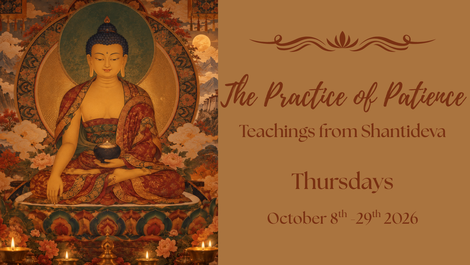 Training the Mind, Opening the Heart banner